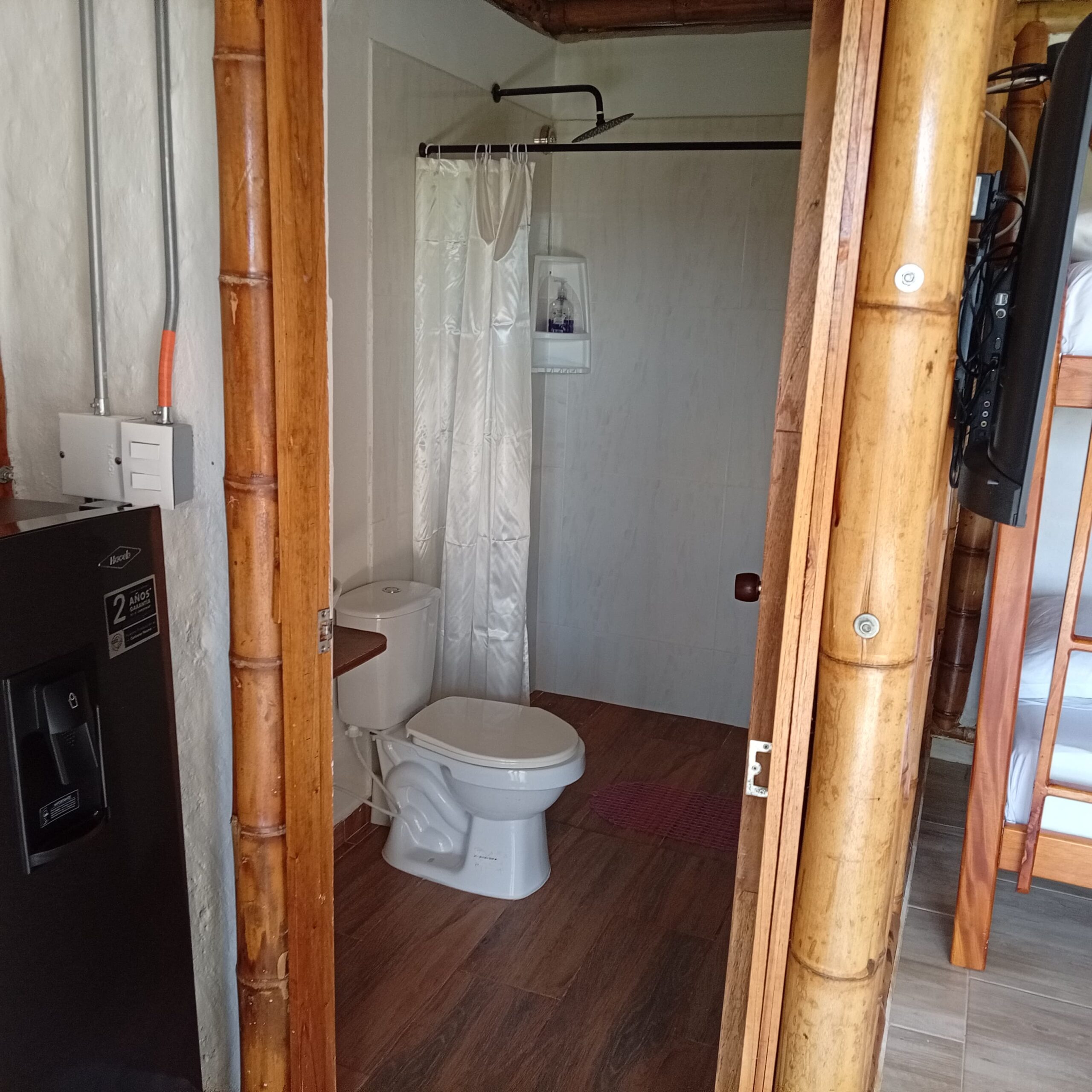 Baño de la Casa de Descanso Quimbaya