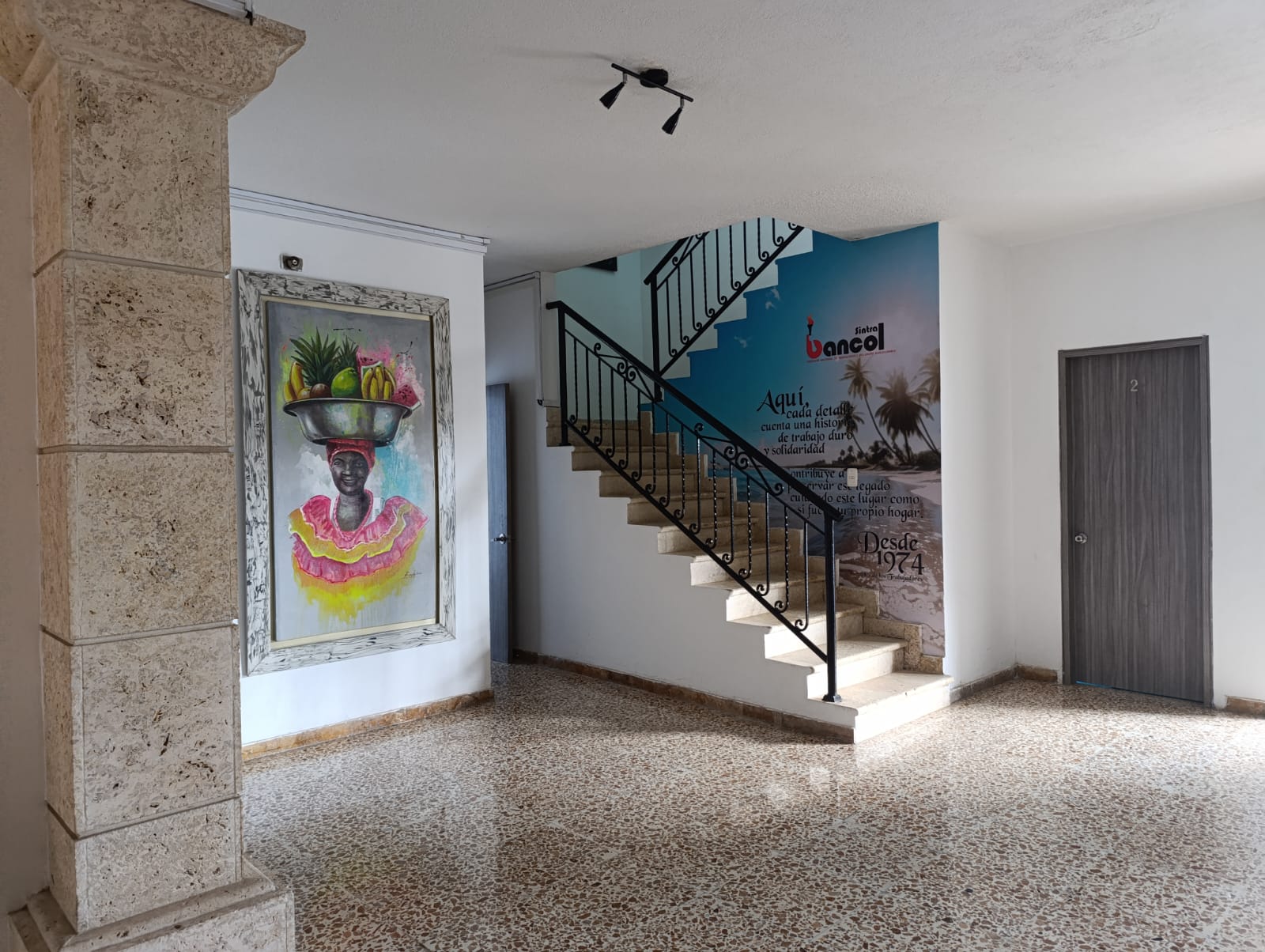 Escaleras de la Casa de Descanso Cartagena