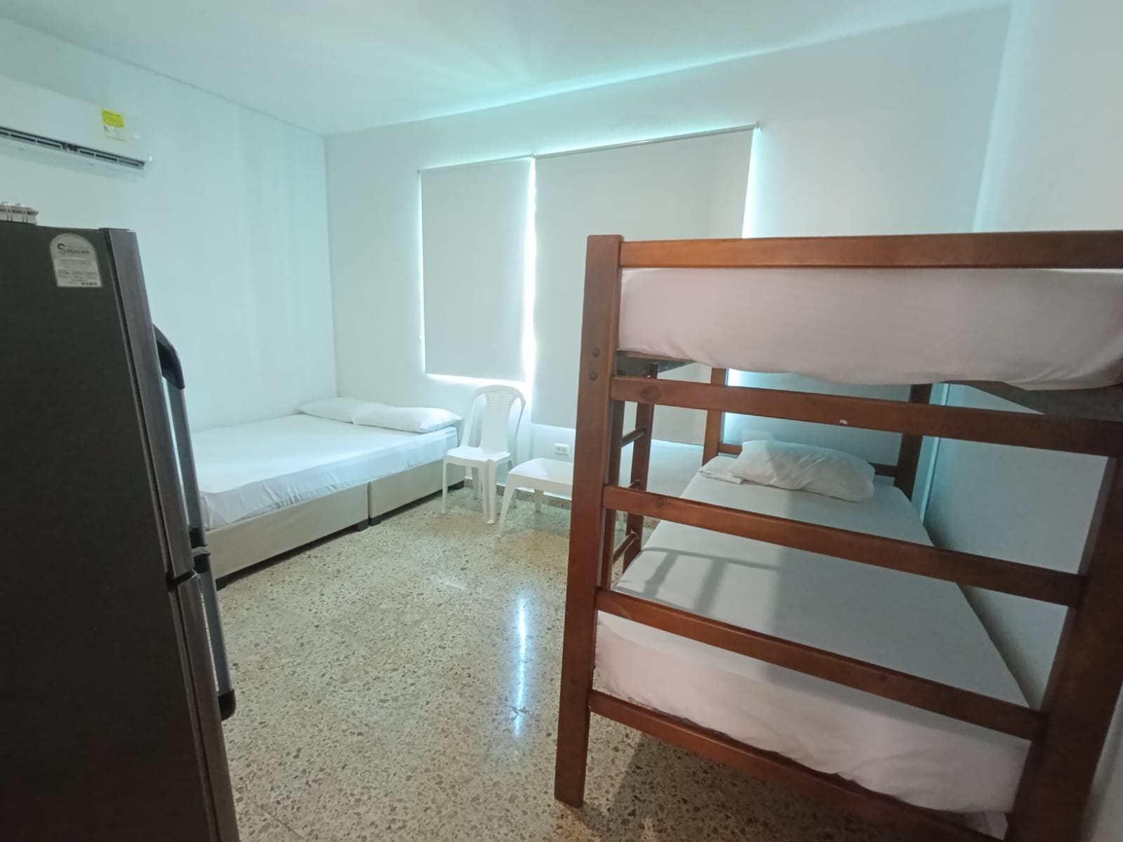 Habitación de la Casa de Descanso Cartagena