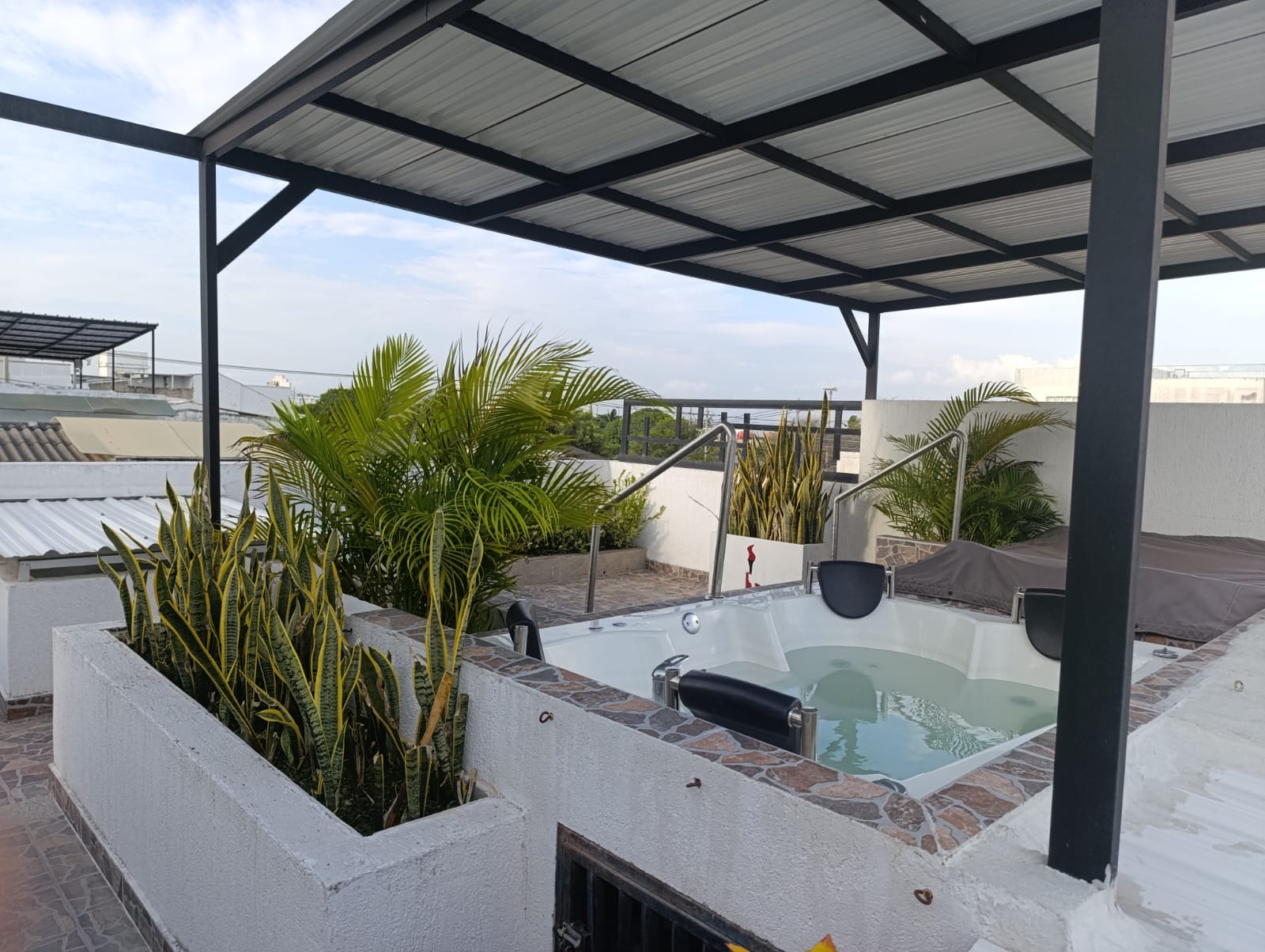 Jacuzzi de la Casa de Descanso Cartagena