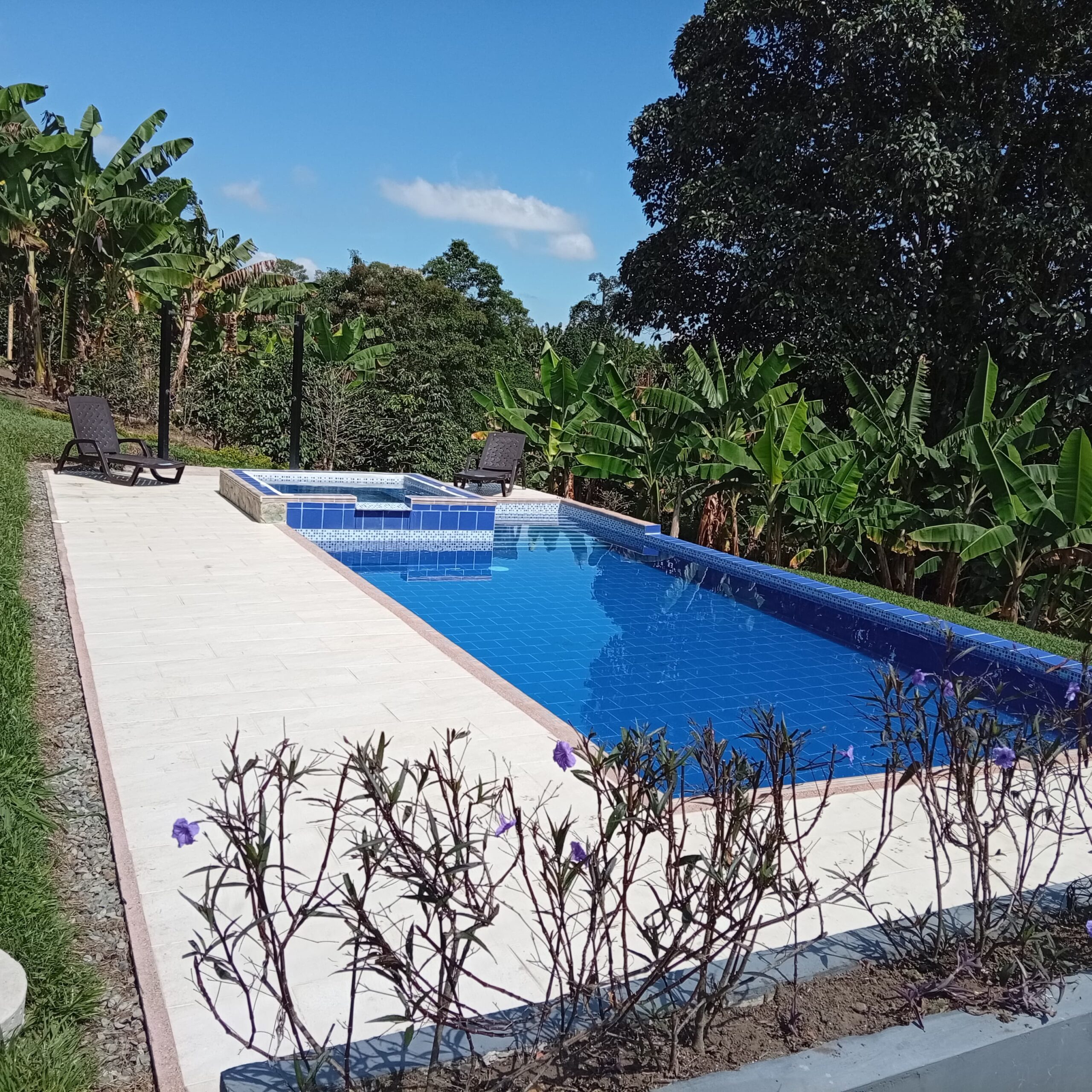 Piscina de la Casa de Descanso Quimbaya